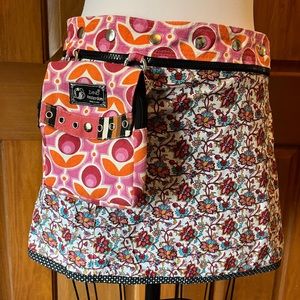 NWOT Zand Amsterdam Reversible Wrap Skirt